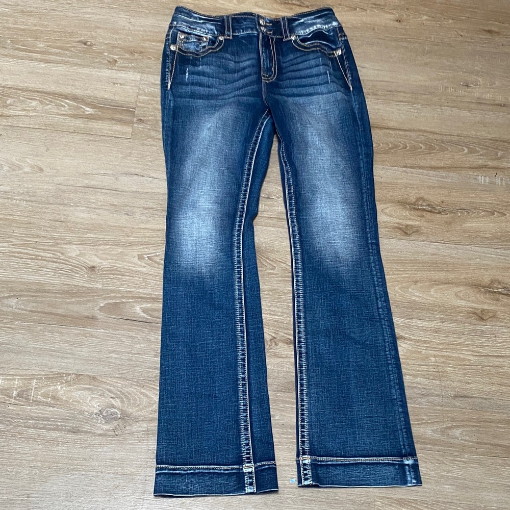Miss Me Heaven high rise bootcut jeans